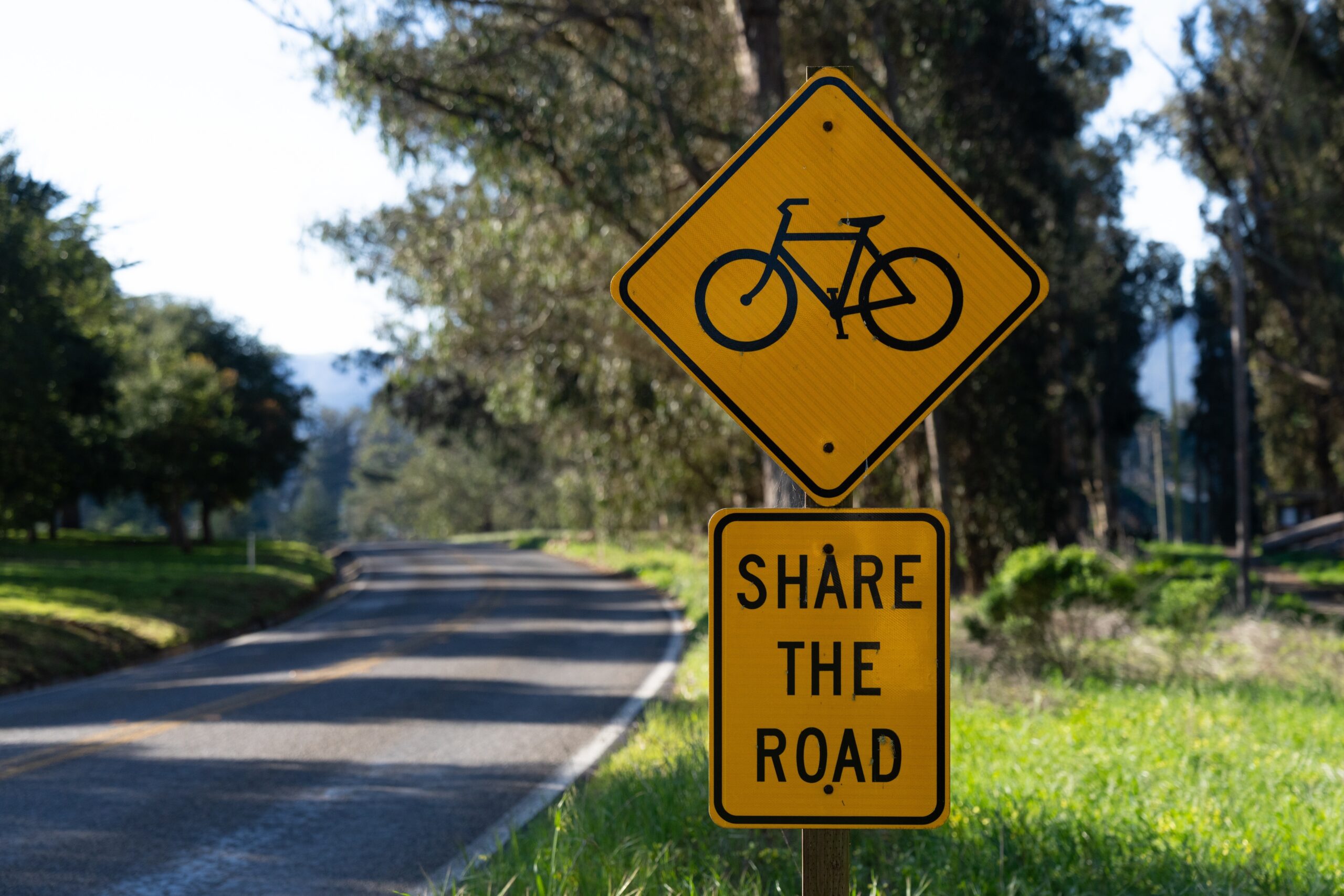 Photo of bicycle sign